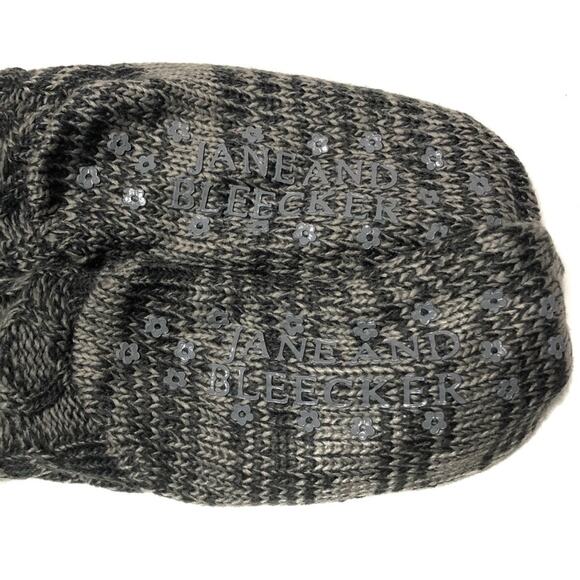 Jane and Bleeker Fleece Knit Slipper Socks - Picture 3 of 4